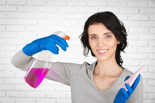 Regular cleaning service in a Balham flat with dusting and floor care